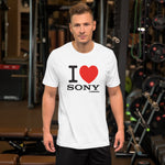 I Love Sony Camerarigz Short-Sleeve Unisex T-Shirt