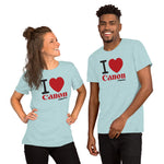 I Love Canon Camerarigz Short-Sleeve Unisex T-Shirt